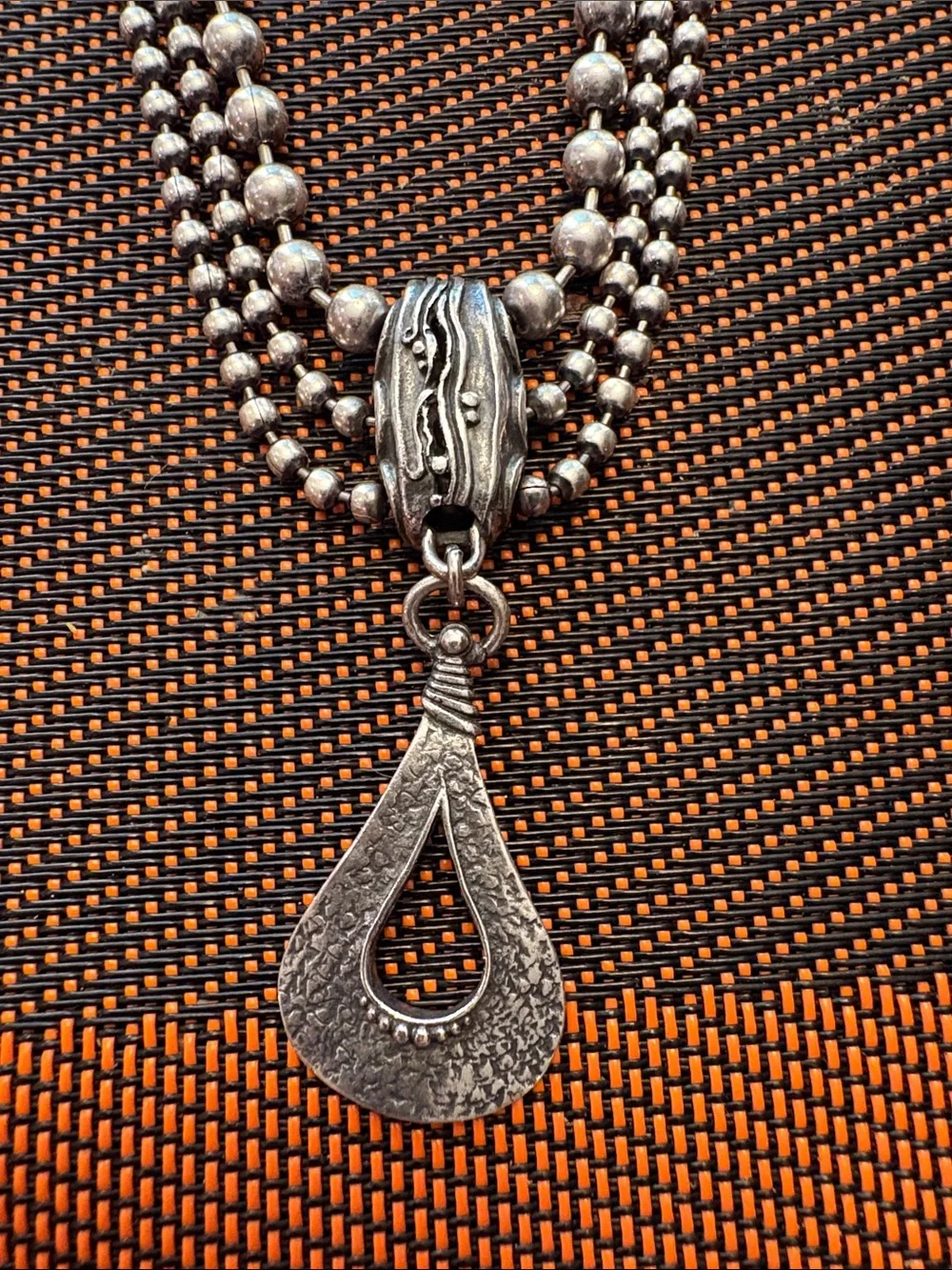 Silpada .925 Beaded Chain Necklace